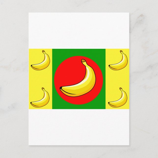 Banana Republic Flag Postcard (Front)