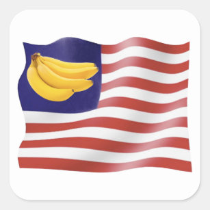 Banana Republic Square Sticker