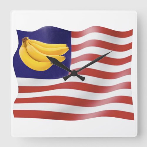 Banana Republic Square Wall Clock