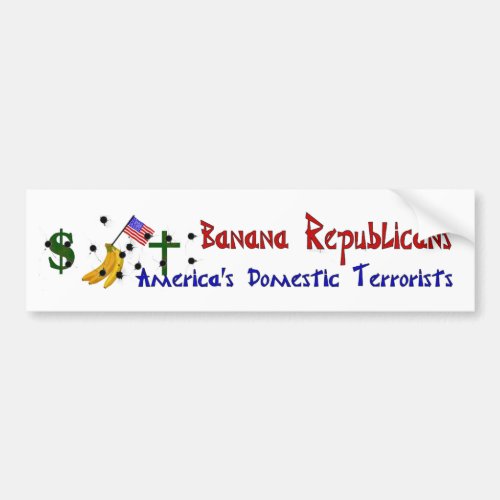 Banana Republicans Bumper Sticker