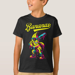Banana Retro Throwback Popular Fruit Baseball Bana T-Shirt