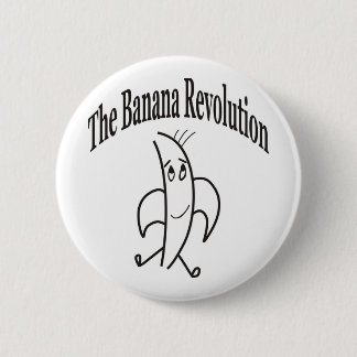 BANANA REVOLUTION PINBACK BUTTON