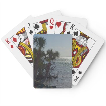 Banana River Palm Trees Painterly Playing Cards Banana River Palm Trees Painterly Playing Cards