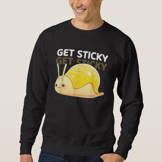 Banana Slug Collecting Quote for Slug Science 11 Sweatshirt (Front)