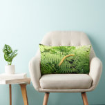 Banana Slug on Ferns I  Lumbar Pillow