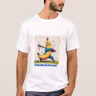 Banana Slugger – Bold Baseball Banana T-Shirt
