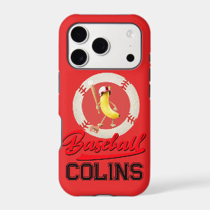Banana Slugger Funny Baseball Custom Graphic iPhone 17 Pro Case