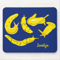 Banana Slugs Yellow and Blue Personalized