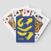 Banana Slugs Yellow and Royal Blue Personalized