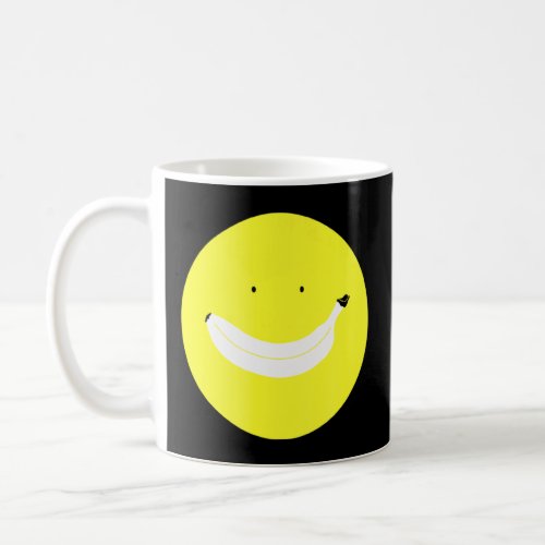 Banana Smile Face Happy Fruit Funny Fun Cute Cheer Coffee Mug