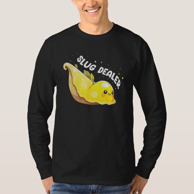 Banana Snail Quote for Snail Catcher and Snail Cat T-Shirt (Front)