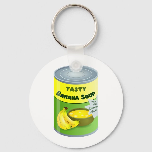 Banana Soup Keychain (Front)