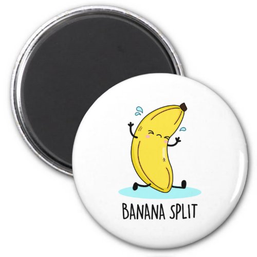 Banana Split Funny Dancing Banana Pun  Magnet