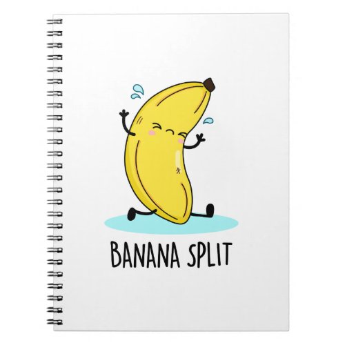 Banana Split Funny Dancing Banana Pun  Notebook
