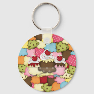 banana split keychain