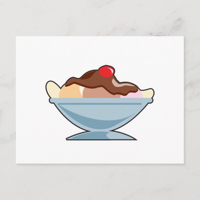 banana split postcard (Front)
