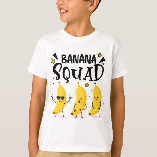Banana Squad Summer Funny Banana Fruit Lovers T-Shirt
