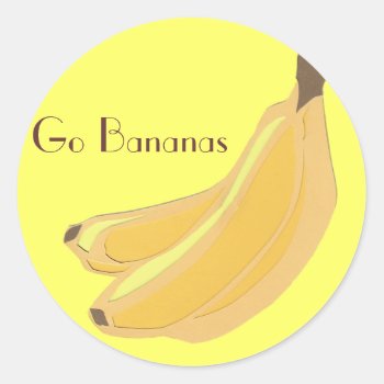 Banana Stickers by Customizables at Zazzle