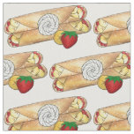 Banana Strawberry Cr&#234;pes French Food Cuisine Crepe Fabric
