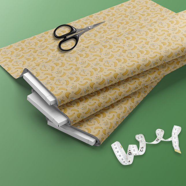 Banana Stripe Vector Pattern | Yellow Fabric (Creator Uploaded)