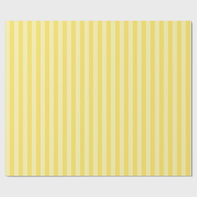 Banana Stripes Wrapping Paper (Flat)