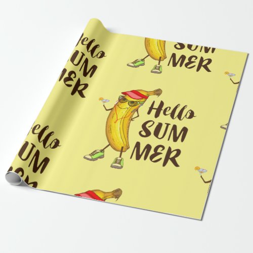 Banana Summer Wrapping Paper