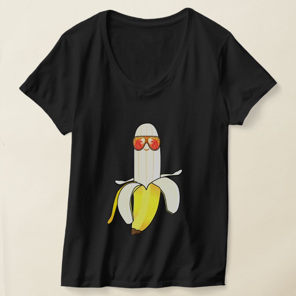 Discover Banana Sunglasses Beach Summer Pool Party Banana T-Shirt