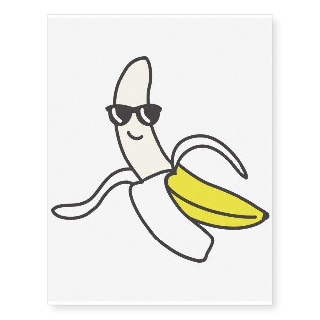 Banana Temporary Tattoo (Front)