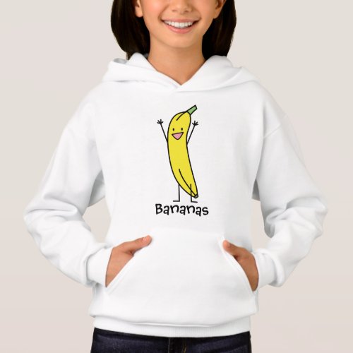 Banana thats smiling laying down and relaxing hoodie