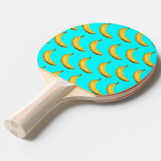 Banana Tote Bag Ping Pong Paddle (Front Angle)