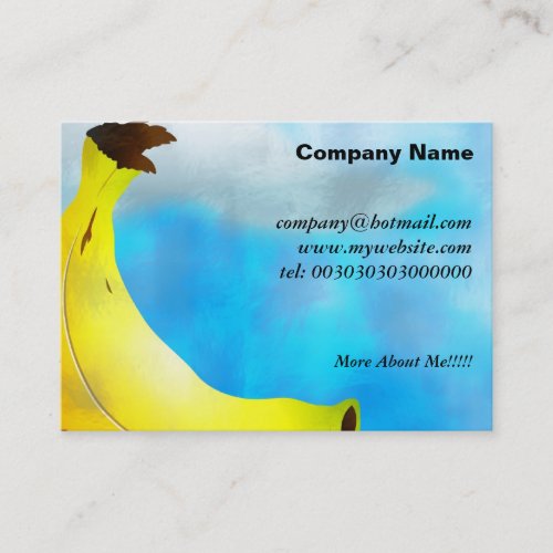 Banana Tree Business Card Template
