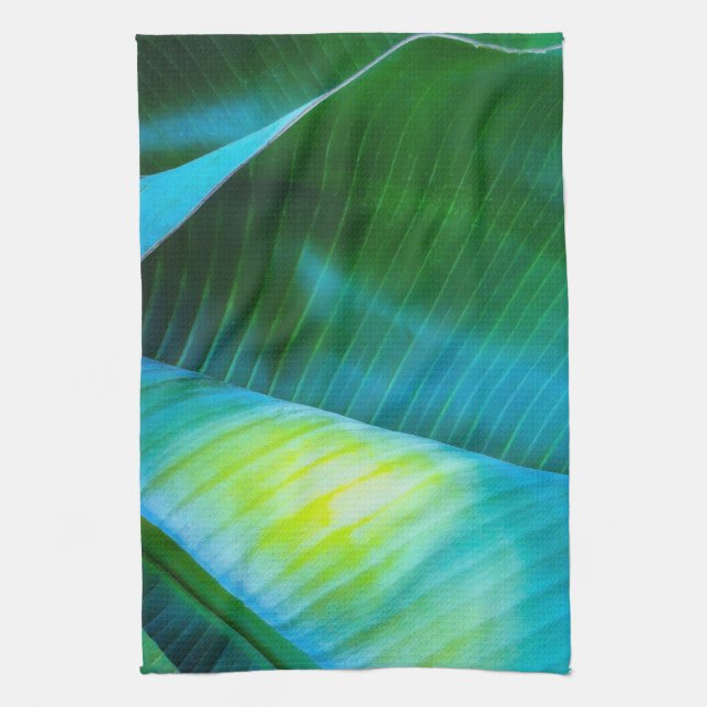 Banana Tree Closeup Kitchen Towel (Vertical)