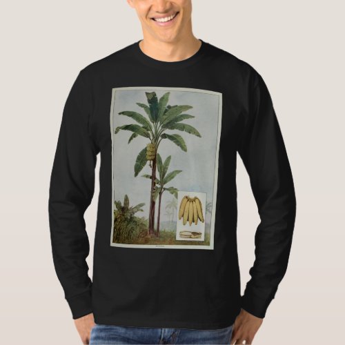 Banana Tree Illustration T_Shirt