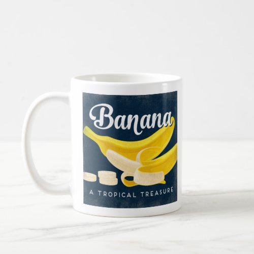 Banana Vintage Fruit Label Retro