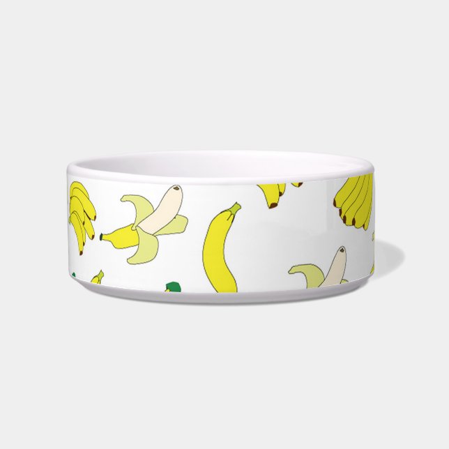 Banana Wallpaper Pet Bowl (Front)