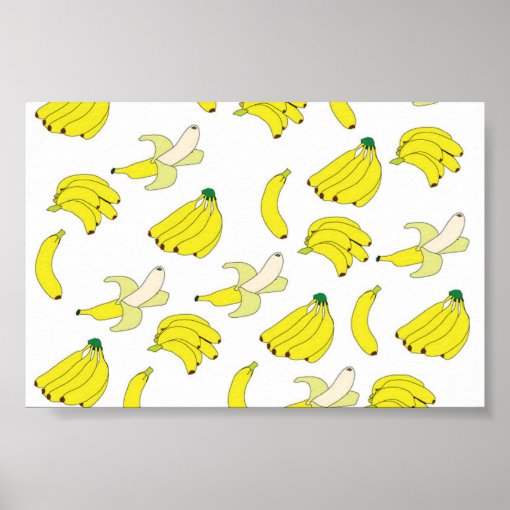 Banana Wallpaper Poster | Zazzle