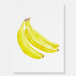 Banana Watercolor Foam Board
