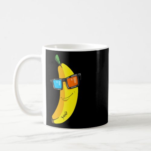 Banana With Cool Sunglasses  Coffee Mug