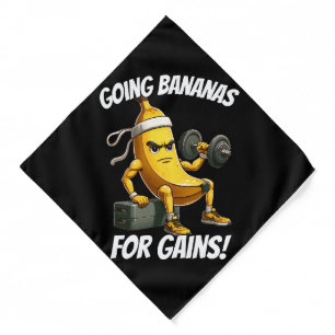 banana working out bandana