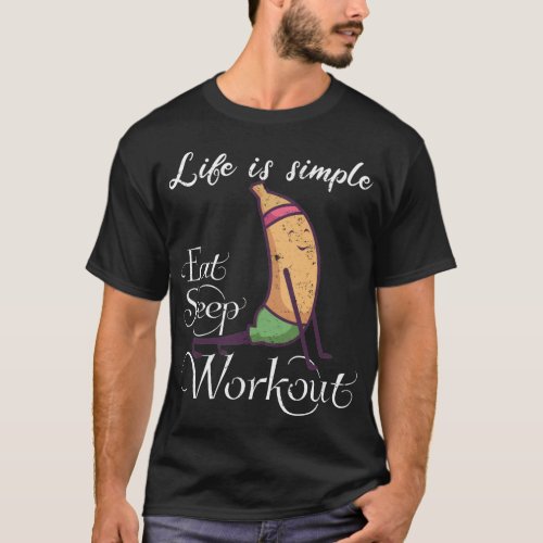 banana workout yoga shirt