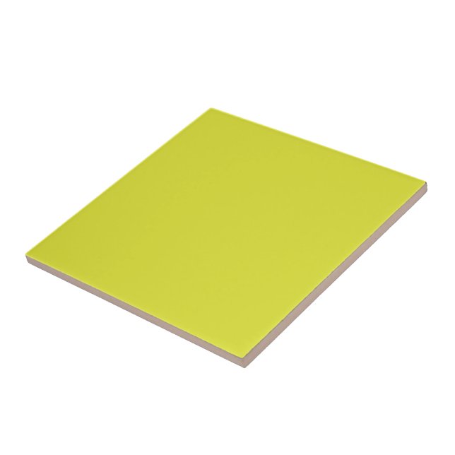 Banana Yellow Ceramic Tile (Side)