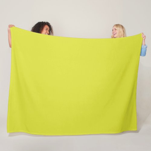 Banana Yellow Fleece Blanket