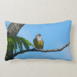 Bananaquit Bird and Blue Sky Photography Lumbar Pillow