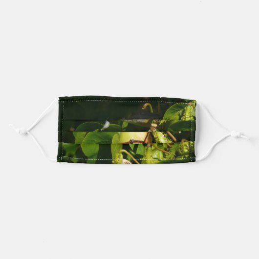 Bananaquit Bird Eating Tropical Photography Adult Cloth Face Mask (Front, Folded)