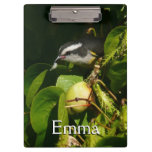Bananaquit Bird Eating Tropical Photography Clipboard