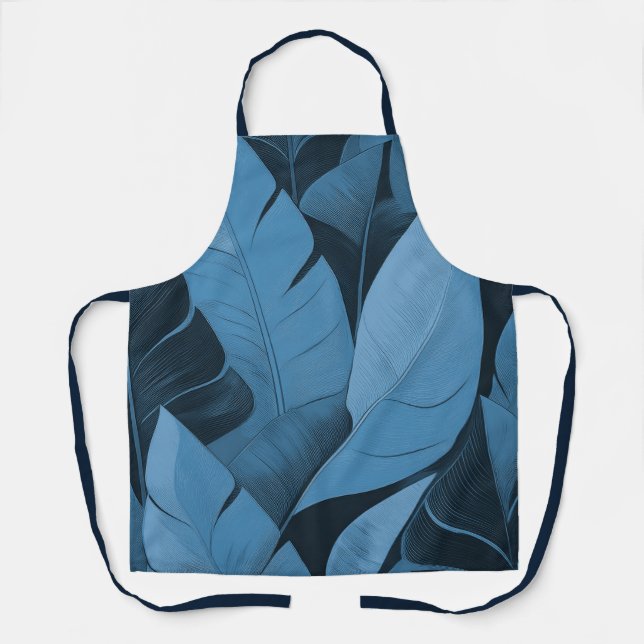 Bananarama Hawaiian Banana Leaves Apron (Front)