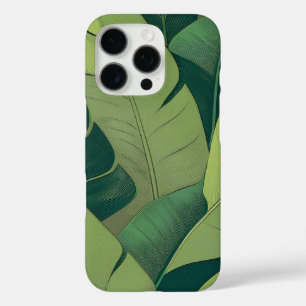 Bananarama Hawaiian Banana Leaves iPhone 16 Pro Case