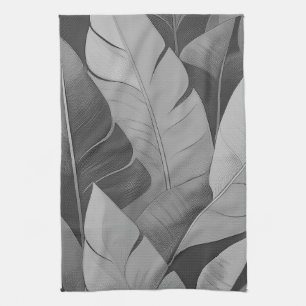 Bananarama Hawaiian Banana Leaves Kitchen Towel