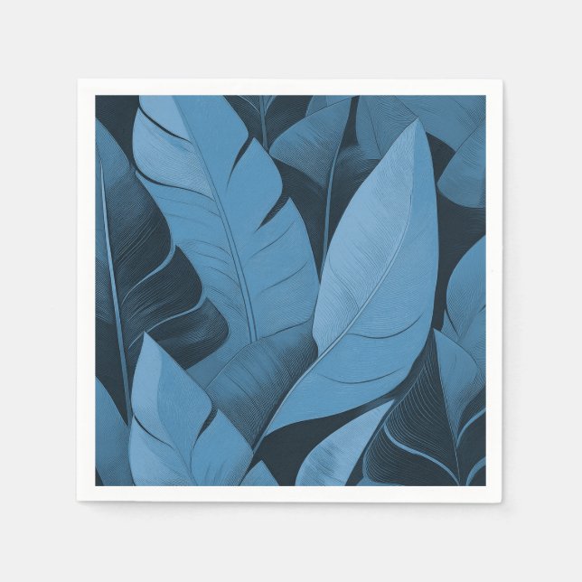 Bananarama Hawaiian Banana Leaves Napkins (Front)