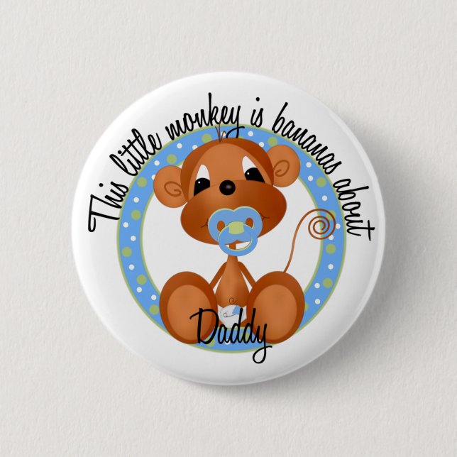 Bananas About Daddy Button (Front)